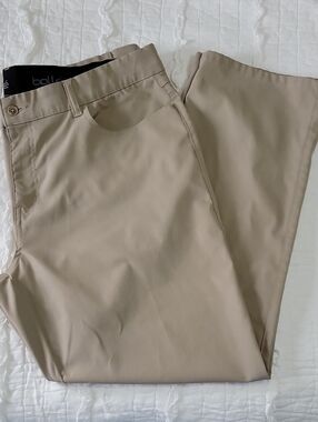 bollé Performance Khaki Golf Pants 40X30 Stretch EUC